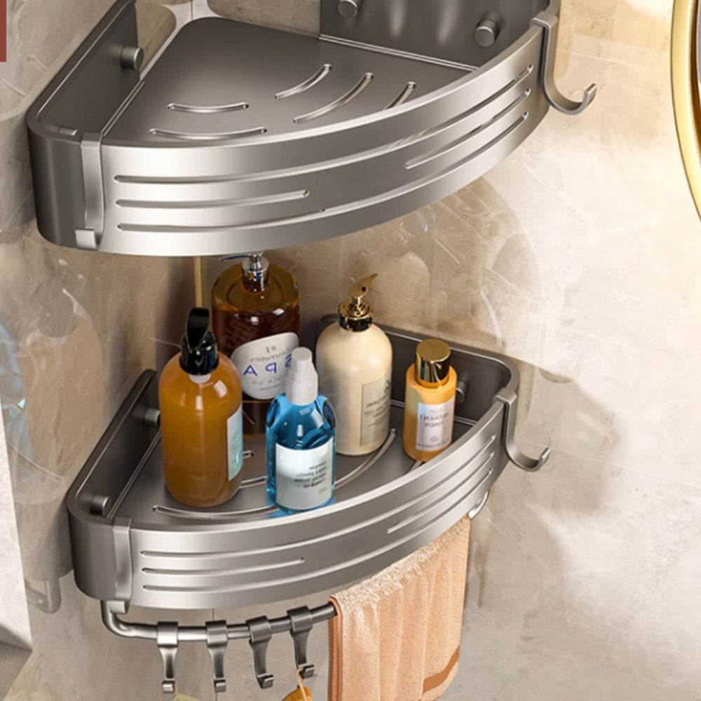 Viskana Aluminum Corner Shower Caddy Rack
