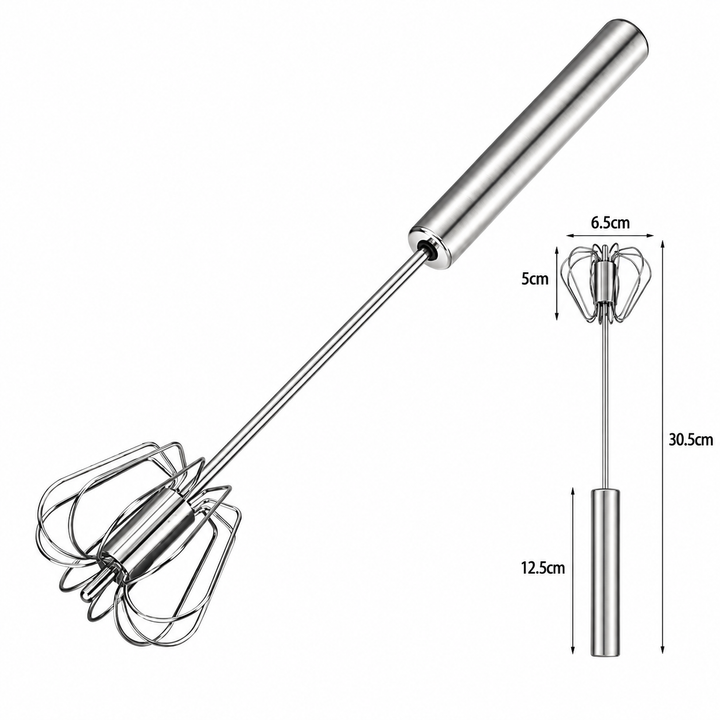 MixMaster Semi-Automatic Hand Mixer Made of Stainless Steel
