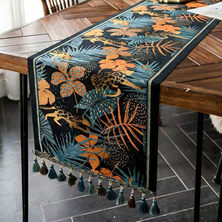 Viskana European and American - Style Chenille Tablecloth