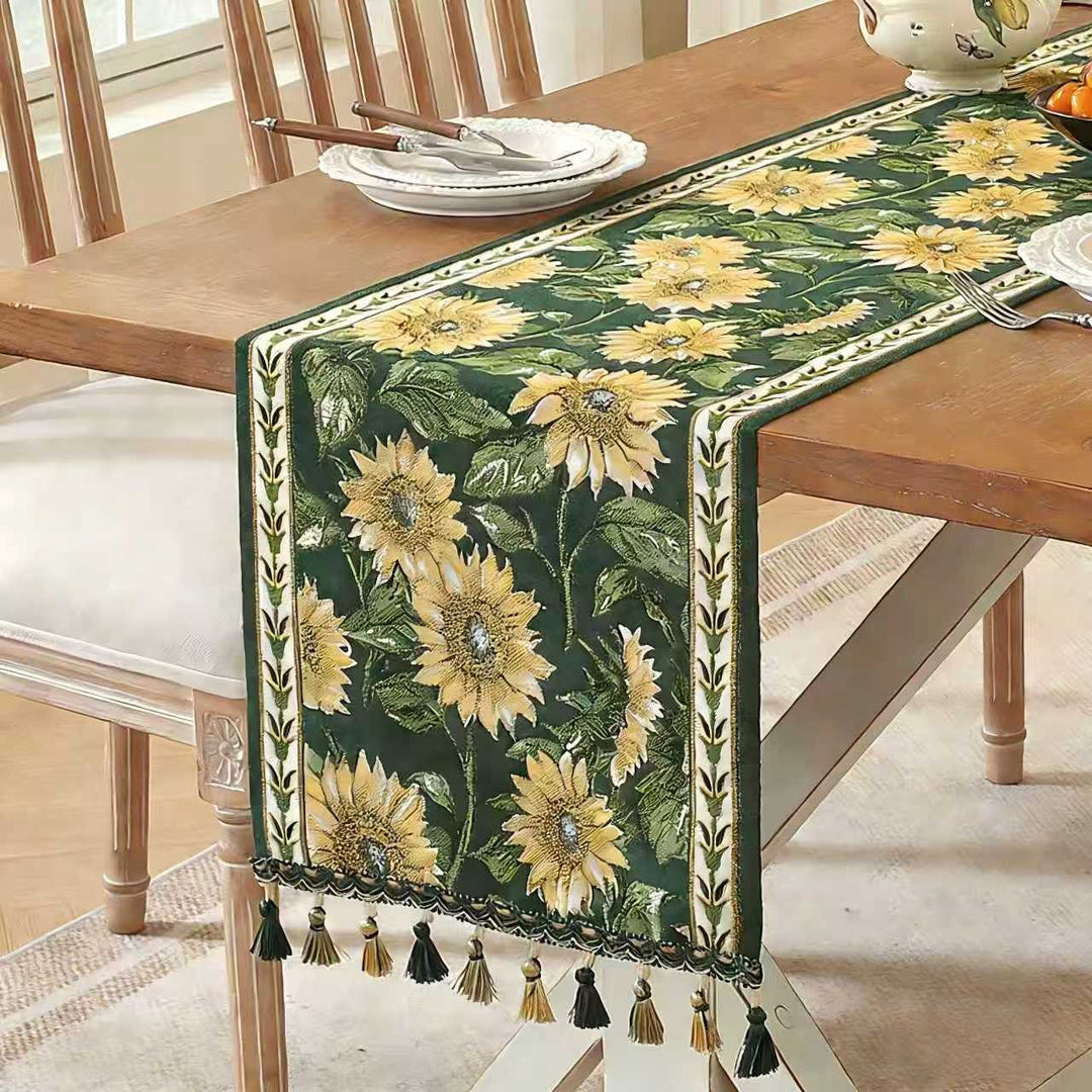 Viskana European and American - Style Chenille Tablecloth