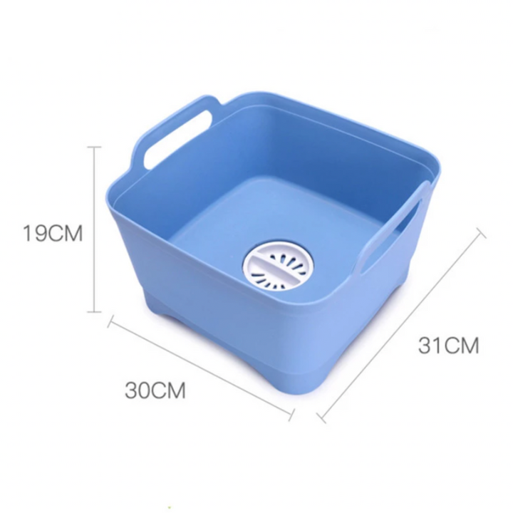 Viskana Portable Large Vegetable Washer Drain Basket