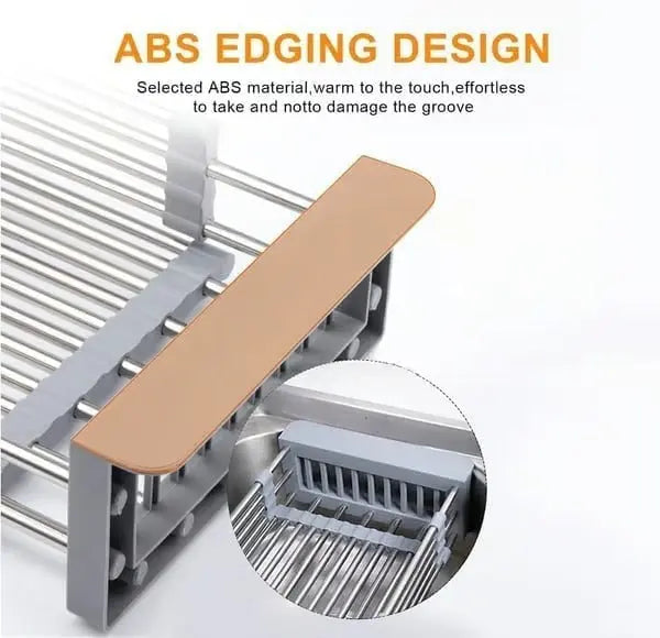 Viskana Expandable Stainless Steel Draining Basket for Sinks