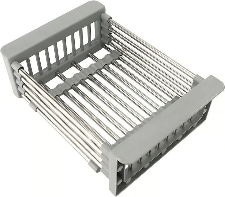 Viskana Expandable Stainless Steel Draining Basket for Sinks