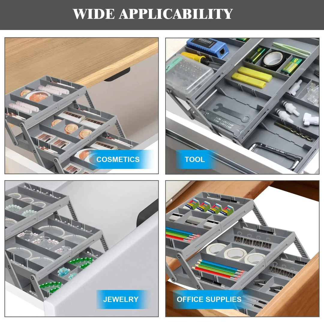Viskana Expandable Smart Drawer Organizer