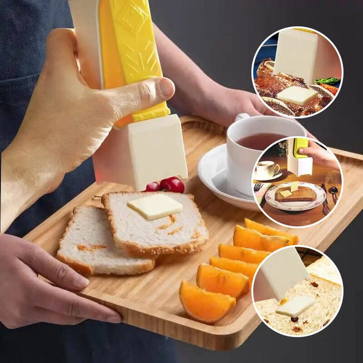 One Click Stick Butter Cutter Cheese Splitter Slicer | Viskana