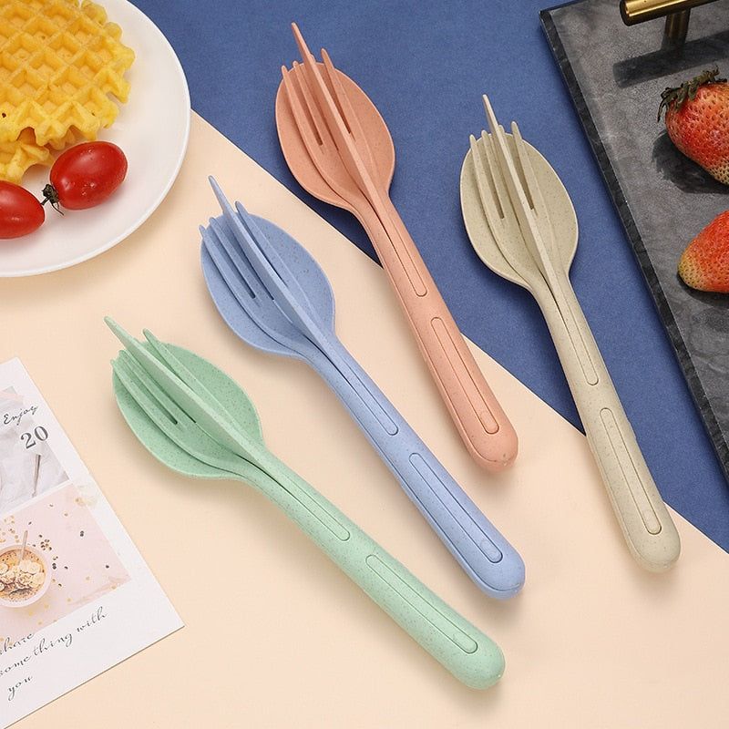Portable All-in-one Travel Cutlery Set Viskana