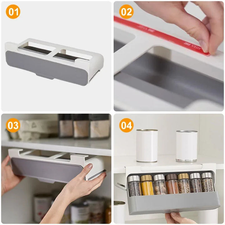 Viskana Kitchen Spice Rack Organizer