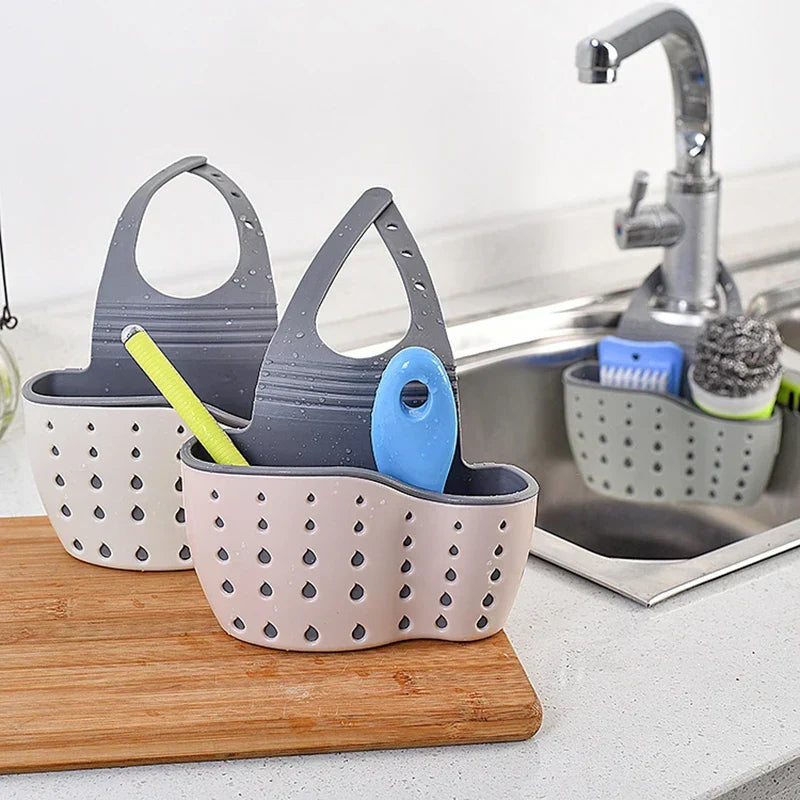 FlexiSink – Adjustable Hanging Sink Organizer | Sponge and Soap Holder for Kitchen & Bath Viskana