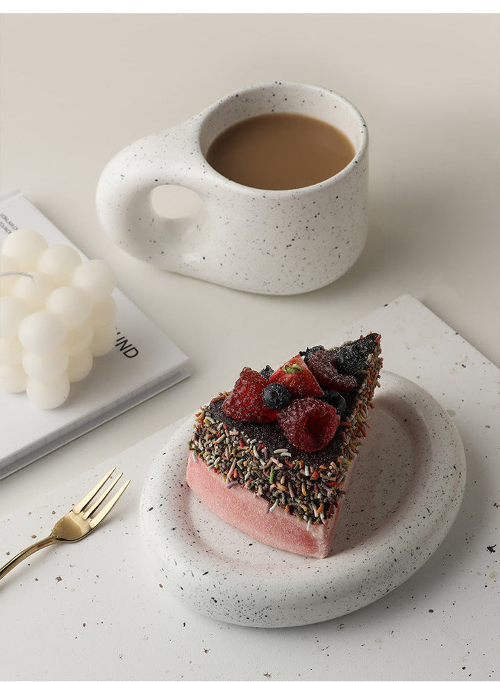 Timeless Elegance - Minimalist Porcelain Cup and Saucer Set Viskana