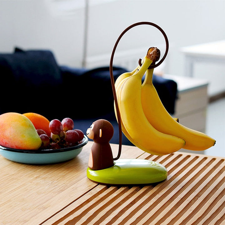 Viskana Monkey Shape Kitchen Banana Hanger Stand