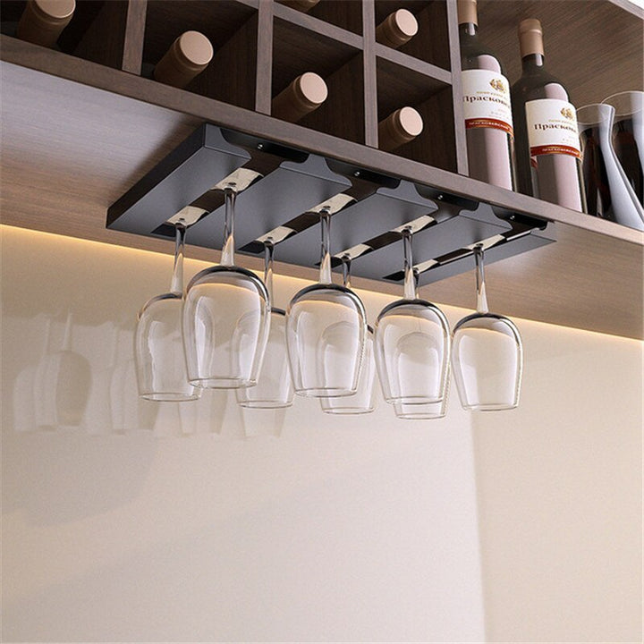 Viskana Under Cabinet Glass Organizer Rack