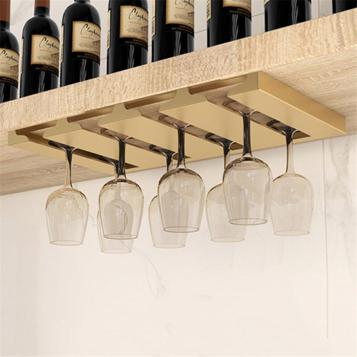 Viskana Under Cabinet Glass Organizer Rack