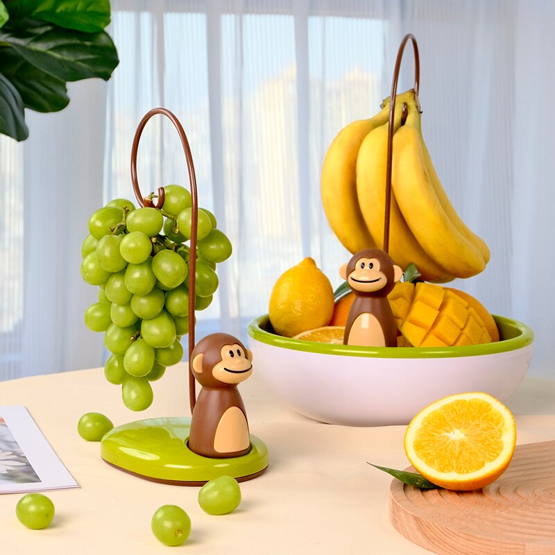 Viskana Monkey Shape Kitchen Banana Hanger Stand