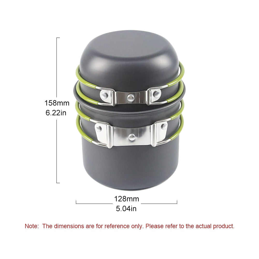 Viskana Camper Kitchen Travel Ultralight Cookware Set
