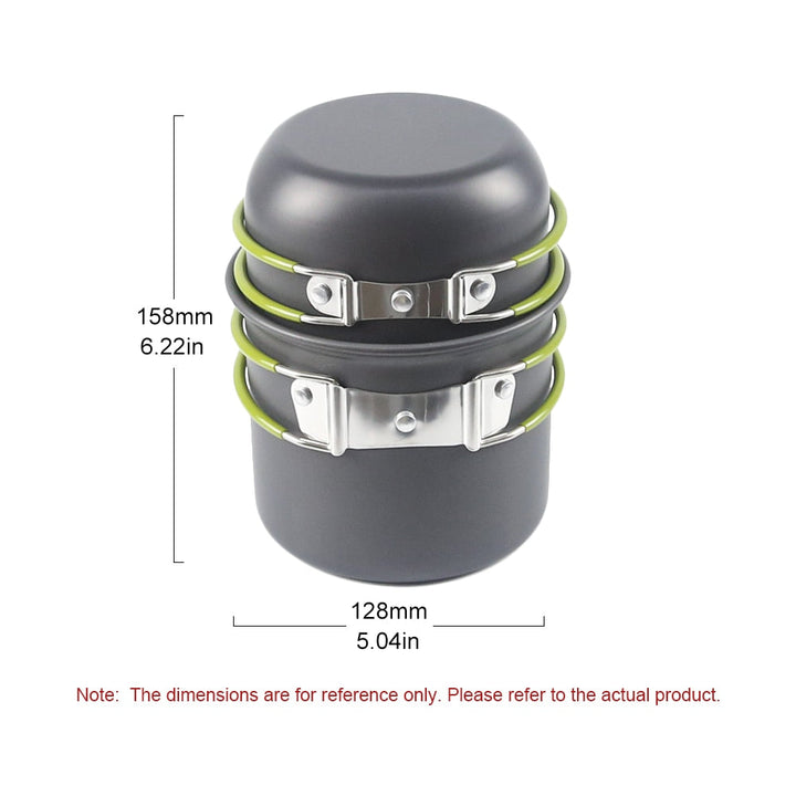 Viskana Camper Kitchen Travel Ultralight Cookware Set