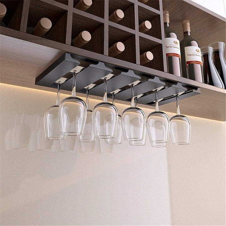 Viskana Under Cabinet Glass Organizer Rack