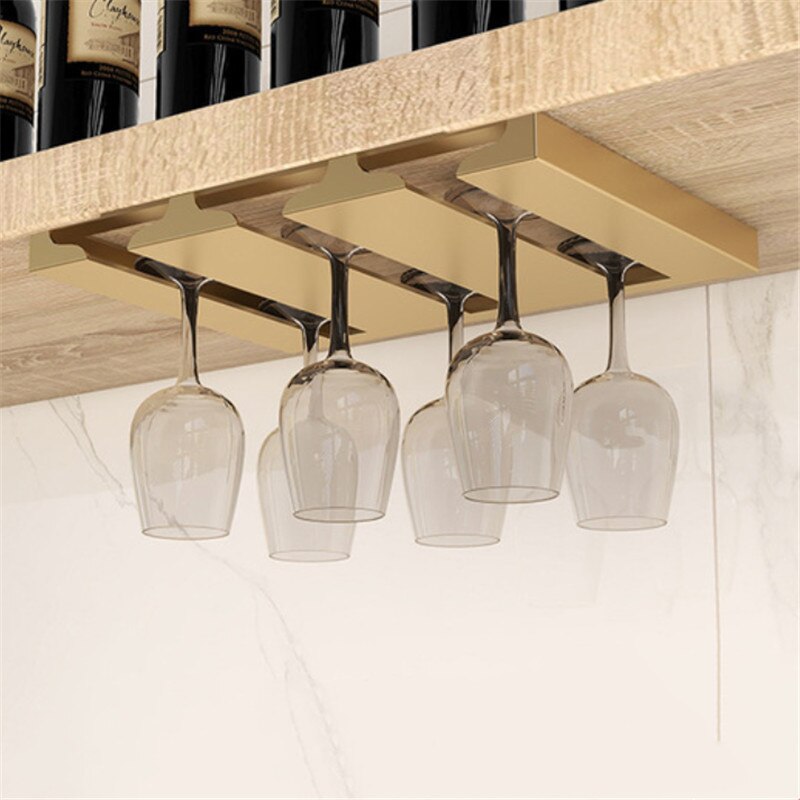 Viskana Under Cabinet Glass Organizer Rack