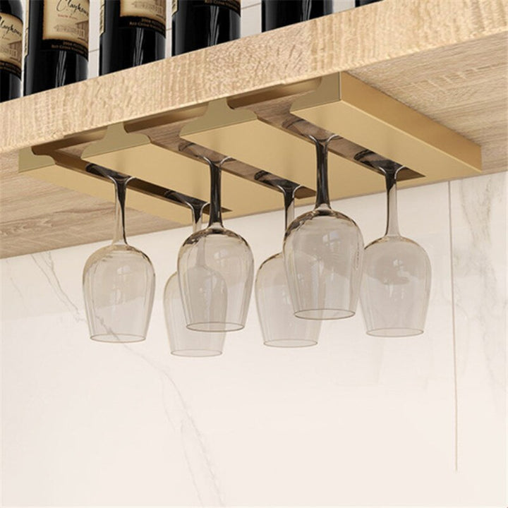 Viskana Under Cabinet Glass Organizer Rack