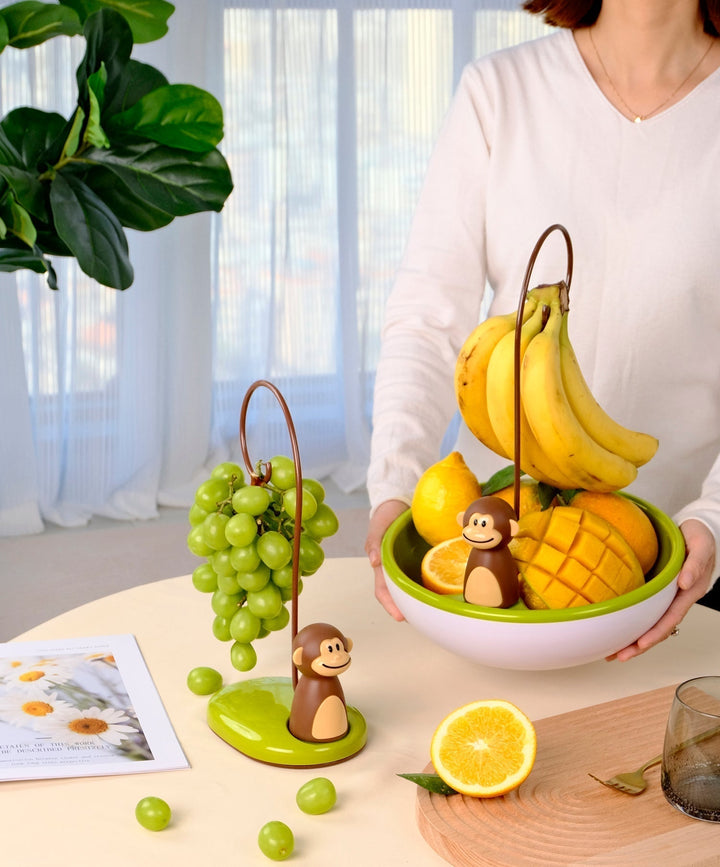 Viskana Monkey Shape Kitchen Banana Hanger Stand