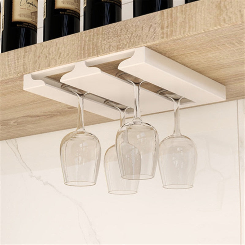 Viskana Under Cabinet Glass Organizer Rack