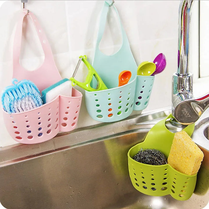 FlexiSink – Adjustable Hanging Sink Organizer | Sponge and Soap Holder for Kitchen & Bath Viskana