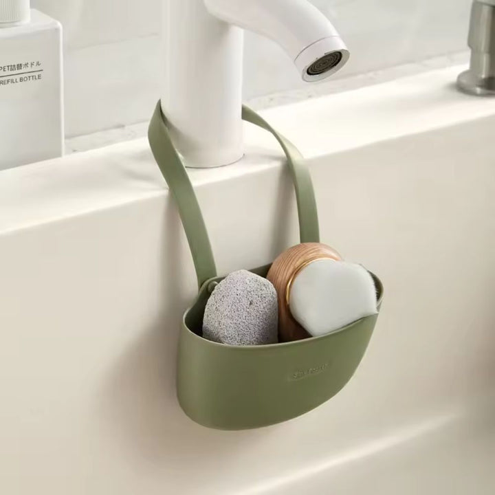 Viskana Hanging Silicone Dish Drainer Organizer