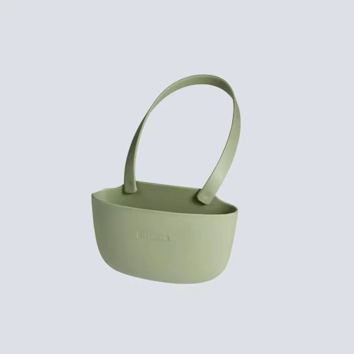 Viskana Hanging Silicone Dish Drainer Organizer