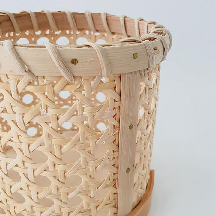 Viskana Rattan-Cutlery-Organizer