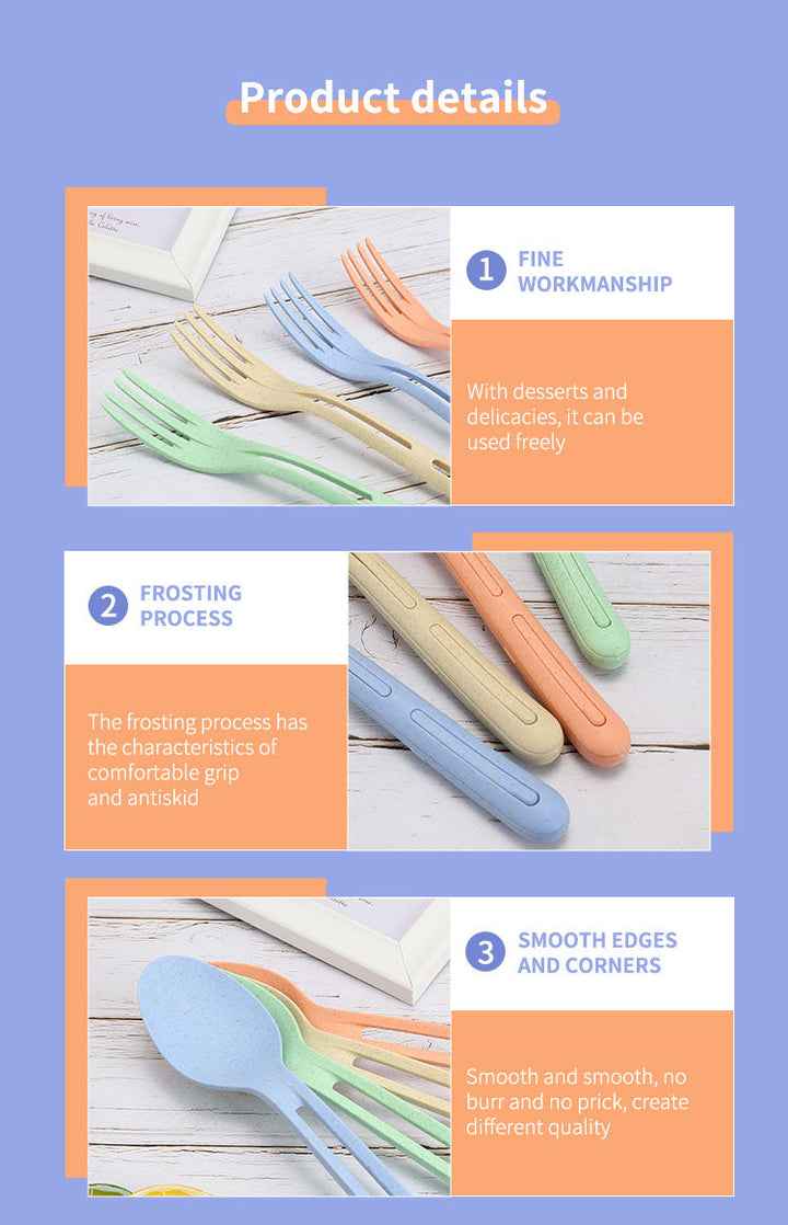 Portable All-in-one Travel Cutlery Set Viskana