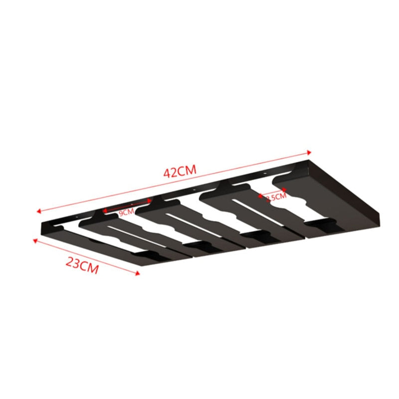 Viskana Under Cabinet Glass Organizer Rack
