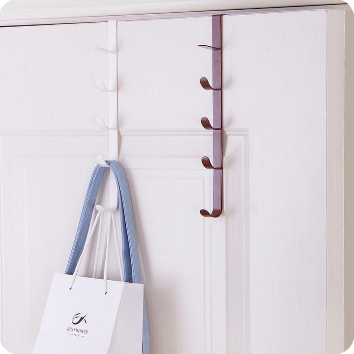 Viskana Home seamless kitchen storage rack nail free hanging wrought iron wardrobe hook kitchen organizer ZP01261501