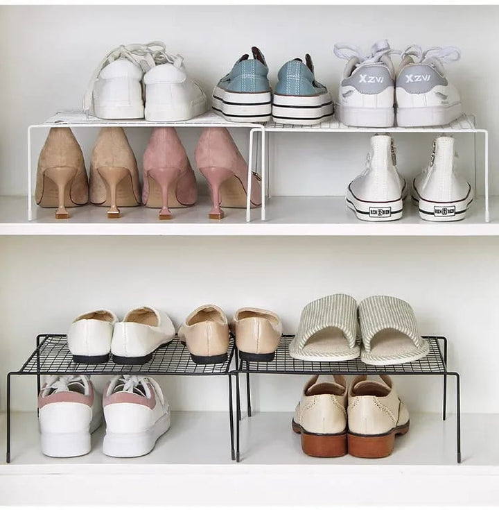 Viskana Adjustable Metal Shelf Organizer for Cabinets