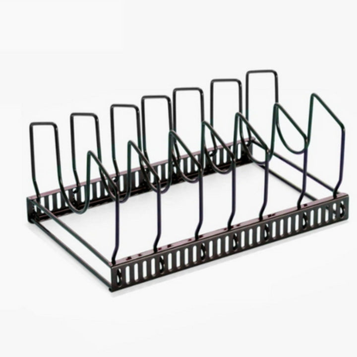 Viskana Iron Dish Pot Lid and Utensils Storage Rack