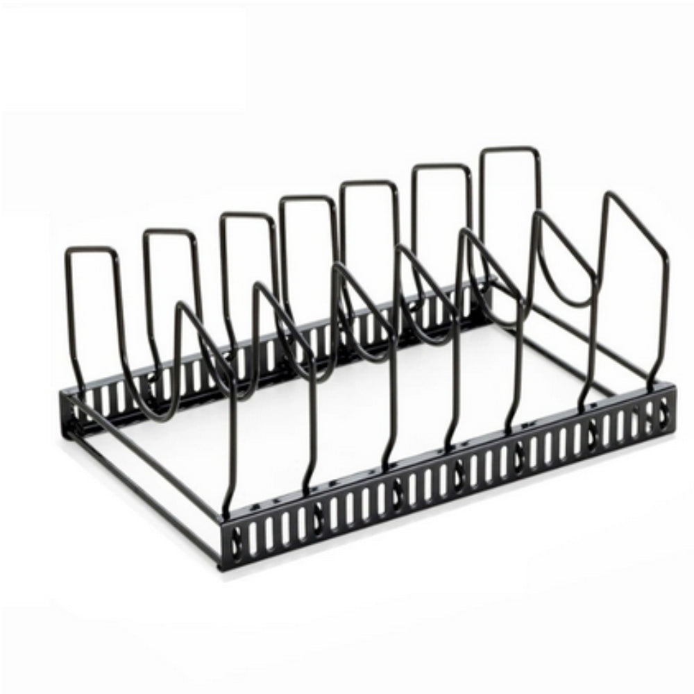 Viskana Iron Dish Pot Lid and Utensils Storage Rack