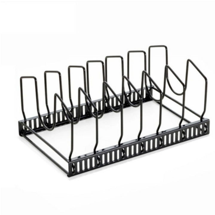 Viskana Iron Dish Pot Lid and Utensils Storage Rack