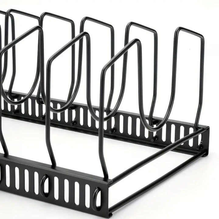 Viskana Iron Dish Pot Lid and Utensils Storage Rack