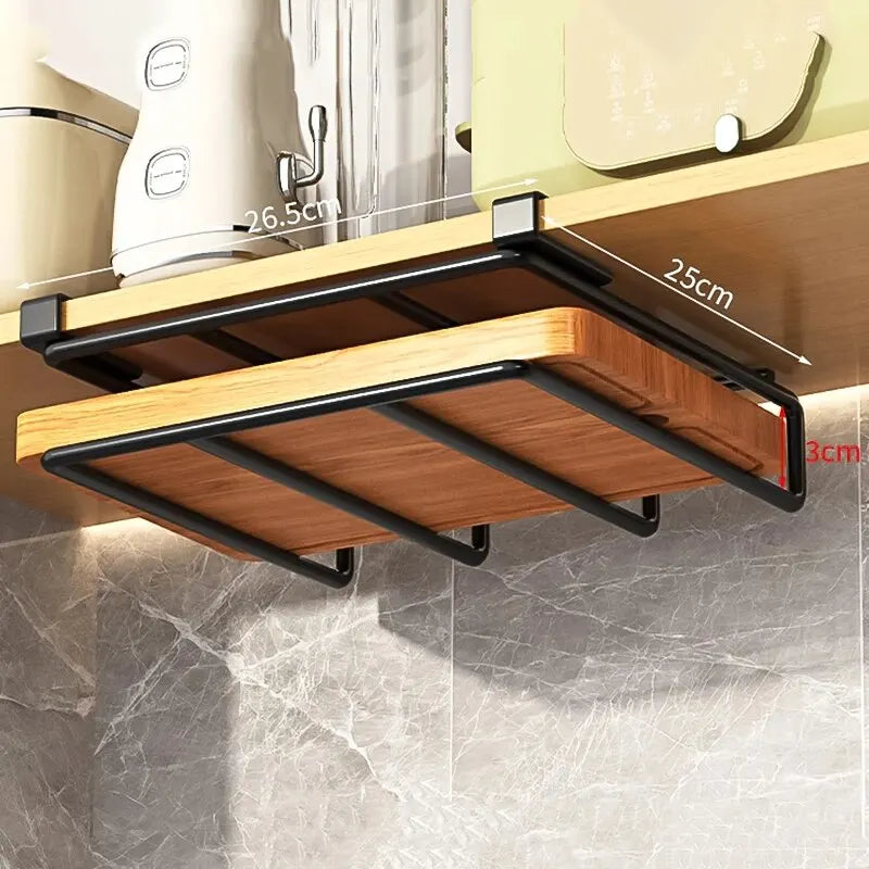Viskana Stylish Kitchen Hang Organizer - Easy Installation Without Drilling