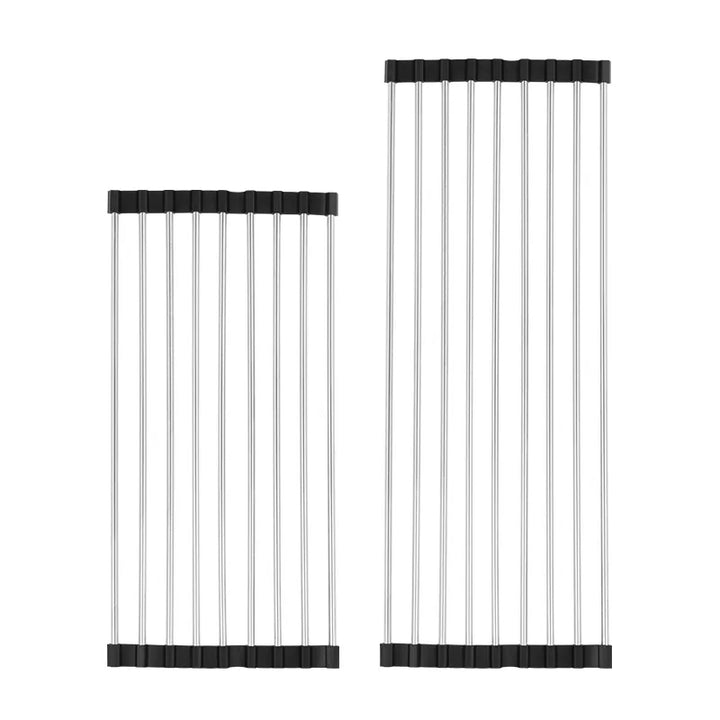 Viskana Draining rack for the kitchen made of stainless steel – SinkRack – foldable – for pans and other dishes – draining board