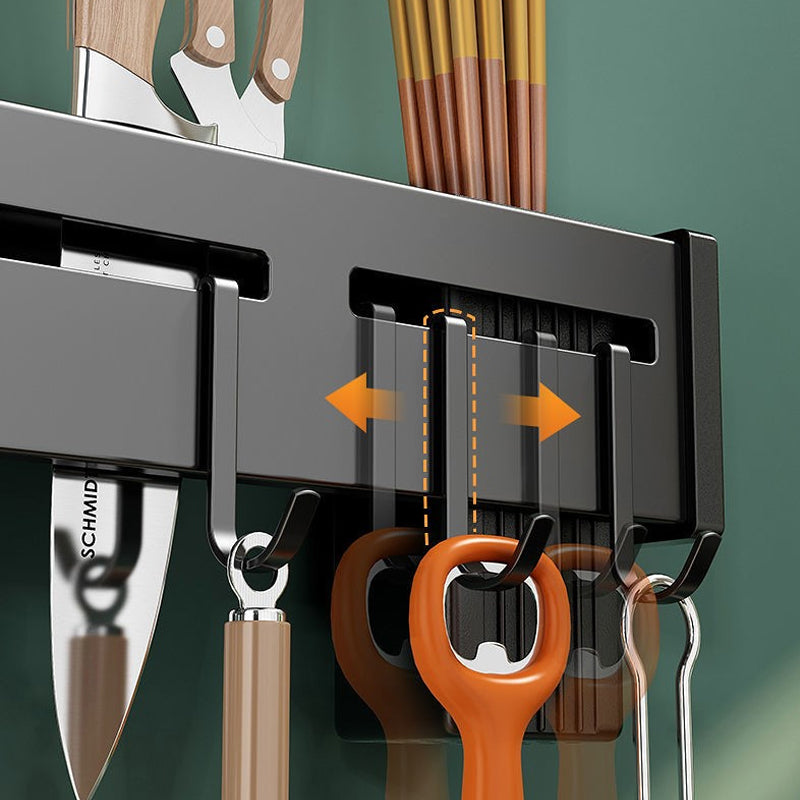 Multifunctional Kitchen Wall-Mounted Knife Holder, Utensil Organizer Viskana