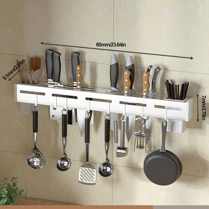 Multifunctional Kitchen Wall-Mounted Knife Holder, Utensil Organizer Viskana
