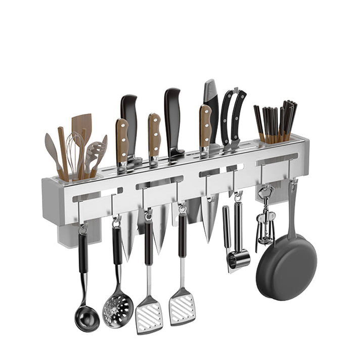 Multifunctional Kitchen Wall-Mounted Knife Holder, Utensil Organizer Viskana