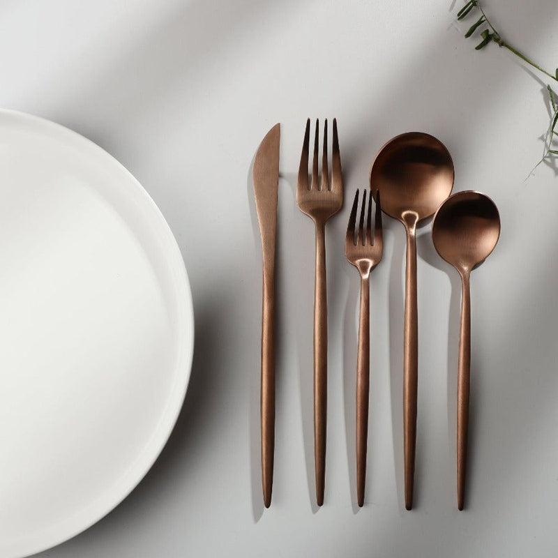 Viskana Minimalist Stainless Steel Cutlery Elegant Simplicity