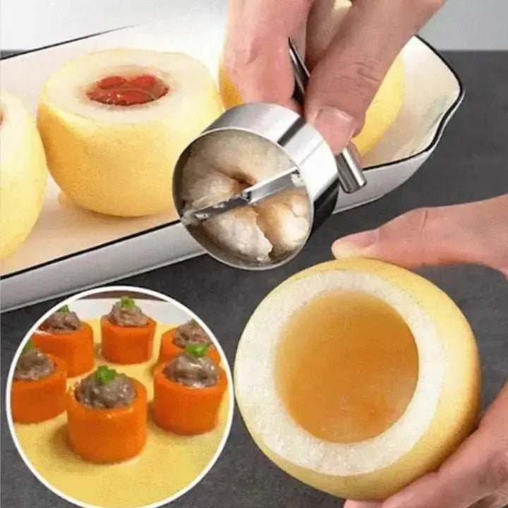 Viskana Effortless Stainless Steel Fruit Pitter | + 1 Small