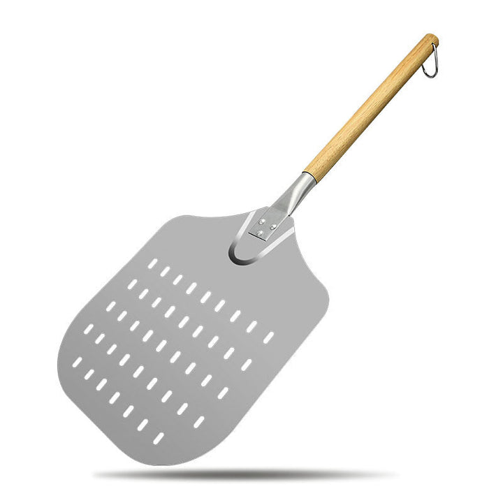 perforated long-handled wooden-handle pizza peel paddle Kalsten