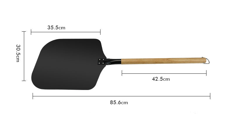 Large Rectangular Nonstick Pizza Peel with Detachable Wooden Handle Kalsten