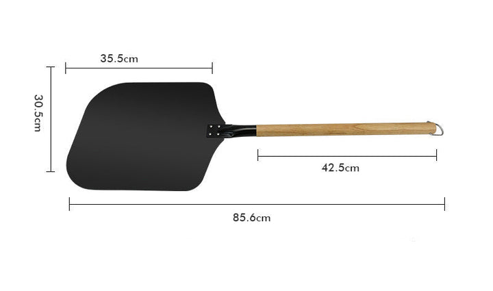 Large Rectangular Nonstick Pizza Peel with Detachable Wooden Handle Kalsten