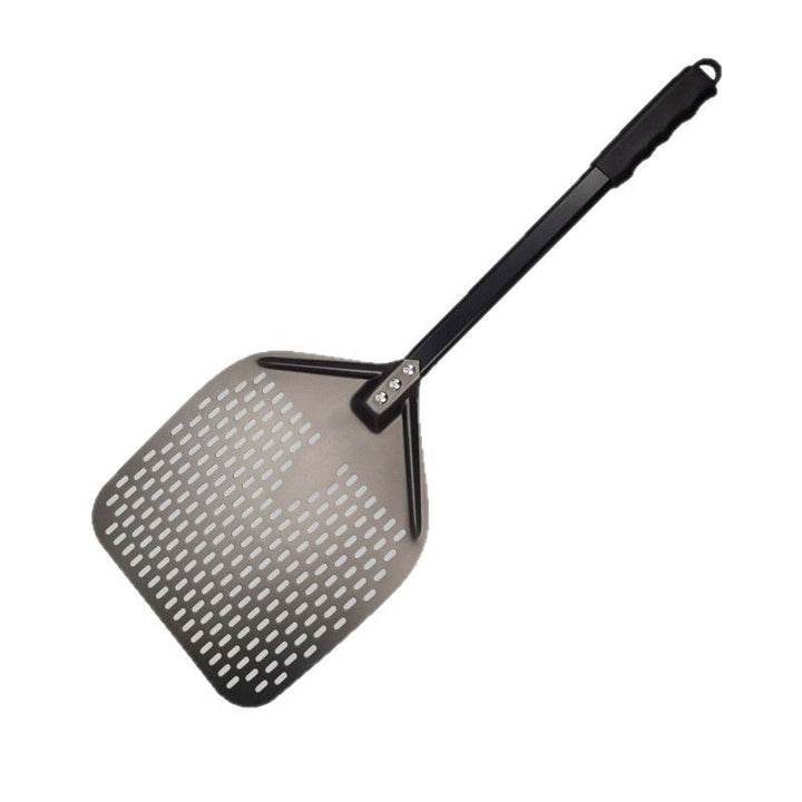 Perforated Lightweight Aluminum Pizza Peel with Folding Handle and NonSlip Grip Kalsten