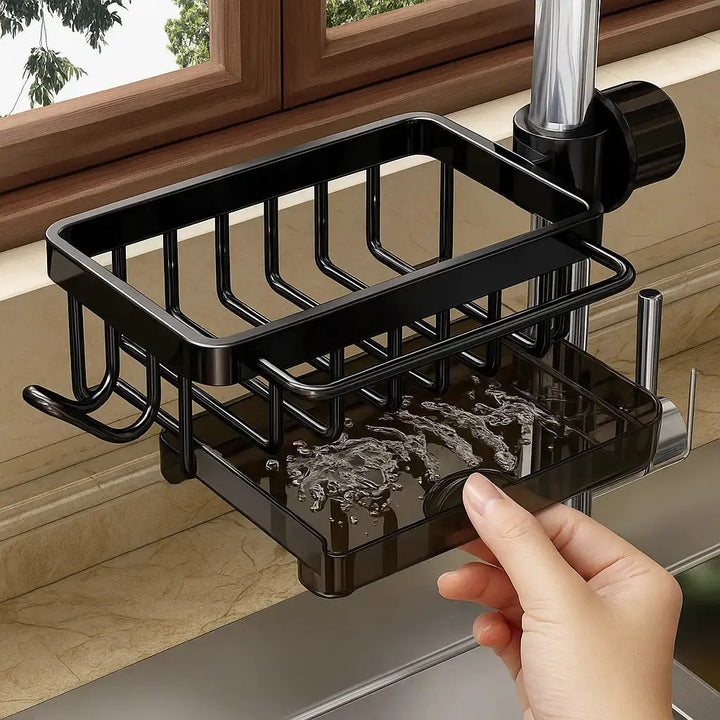 Viskana Organizer for Kitchen Faucets – Aluminum Design Against Rust & for More Organization