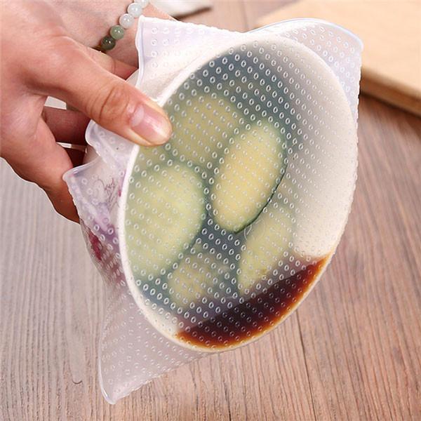 Reusable Silicone Food Wrap (Set of 4) | Viskana