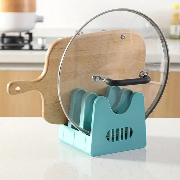 Viskana ABS Pot Lid and Utensils Storage Rack